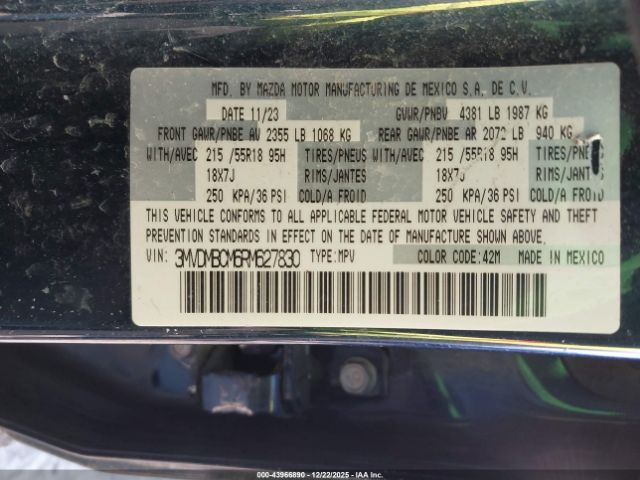2024 MAZDA CX-30 3MVDMBCM6RM627830 Photo 8