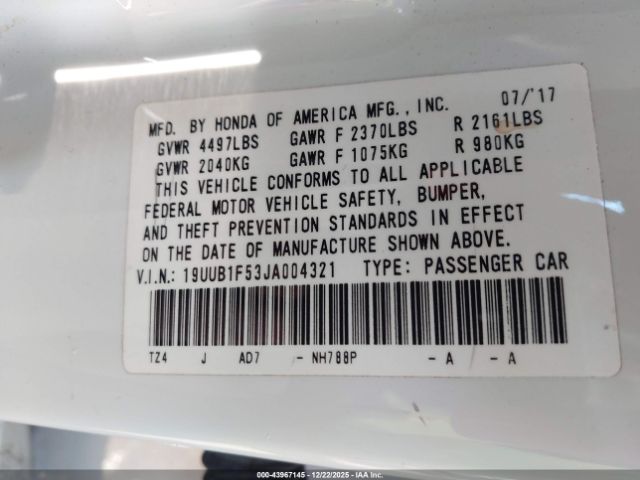 2018 ACURA TLX 19UUB1F53JA004321 Photo 8