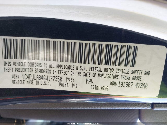 2016 JEEP CHEROKEE 1C4PJLAB4GW177350 Photo 8