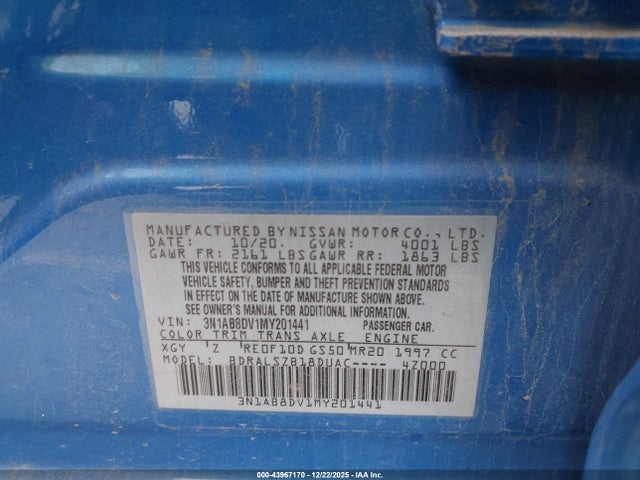 Nissan Sentra Sr Xtronic Cvt 2021 3N1AB8DV1MY201441 Image 9