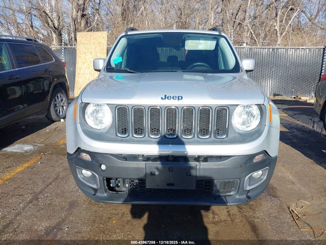 2015 Jeep Renegade Latitude მანქანა იყიდება აუქციონზე, vin: ZACCJBBT8FPB37011, აუქციონის ნომერი: 43967286