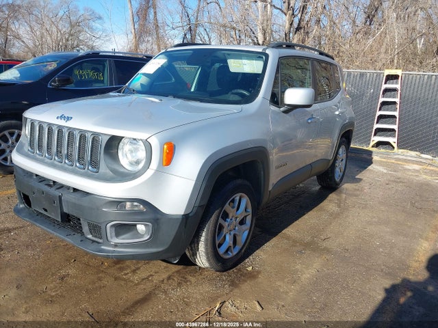 2015 Jeep Renegade Latitude მანქანა იყიდება აუქციონზე, vin: ZACCJBBT8FPB37011, აუქციონის ნომერი: 43967286