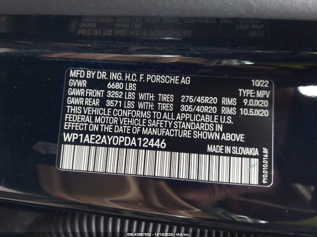 2023 PORSCHE CAYENNE E-HYBRID WP1AE2AY0PDA12446 Photo 8