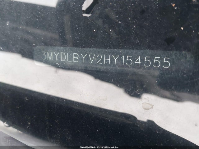 3MYDLBYV2HY154555 Toyota YARIS IA