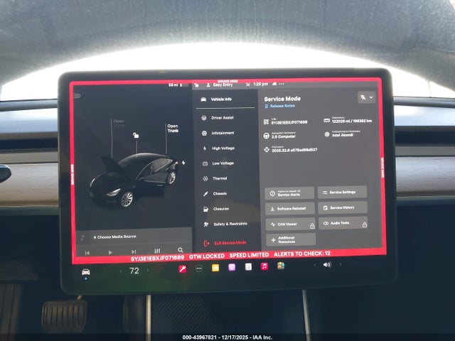 Продаж на аукціоні авто 2018 Tesla Model 3 Long Range/performance, vin: 5YJ3E1EBXJF071689, номер лоту: 43967821