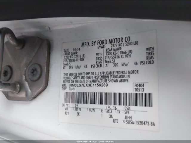 2014 FORD TRANSIT CONNECT NM0LS7EX3E1159289 Photo 8