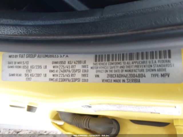 2014 FIAT 500L ZFBCFADH4EZ004804 Photo 8