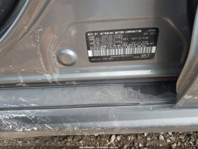 2021 MITSUBISHI OUTLANDER SPORT JA4ARUAU7MU035212 Photo 8