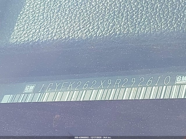 2009 CADILLAC ESCALADE ESV 1GYFK262X9R292610 Photo 8