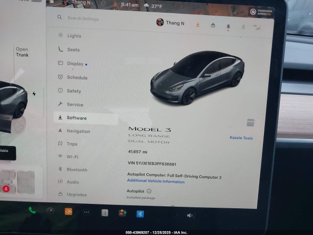 2023 TESLA MODEL 3 5YJ3E1EB3PF636681 Photo 6