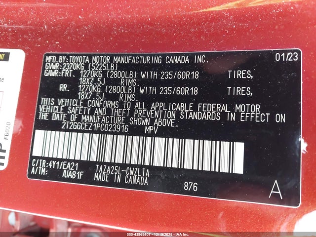 2023 LEXUS NX 350 2T2GGCEZ1PC023916 Photo 8