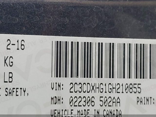 2016 DODGE CHARGER 2C3CDXHG1GH210855 Photo 8