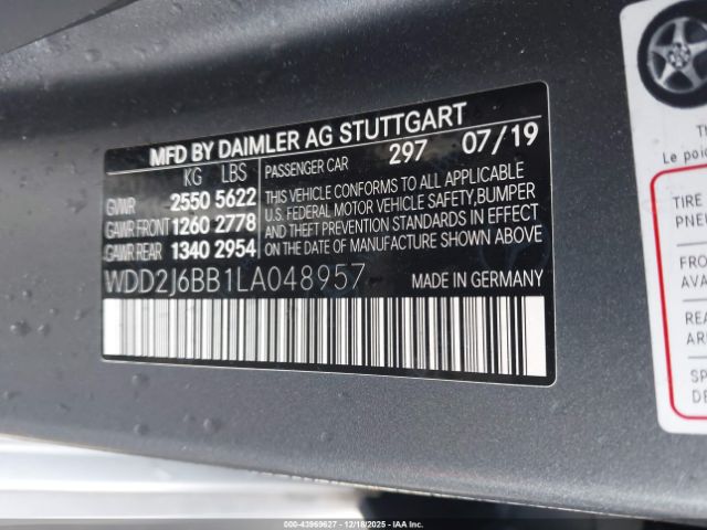 2020 MERCEDES-BENZ AMG CLS 53 WDD2J6BB1LA048957 Photo 8