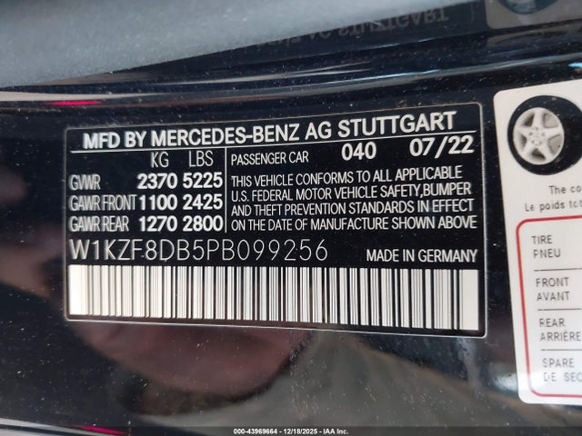 Mercedes-Benz E 350 2023 W1KZF8DB5PB099256 Image 9