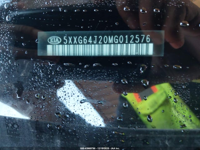 5XXG64J20MG012576 KIA K5 Gt-line