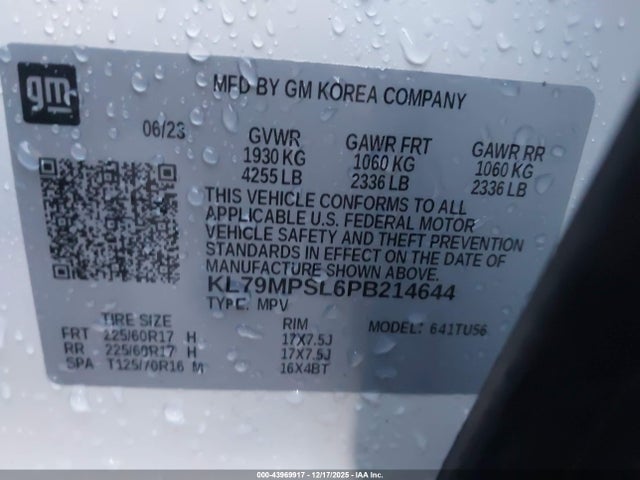 Chevrolet l3t 2023 KL79MPSL6PB214644 Image 9