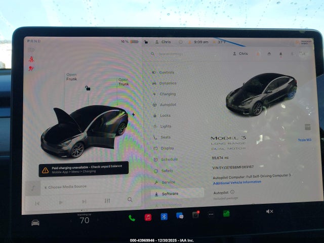 Продажа на аукционе авто 2021 Tesla Model 3 Long Range Dual Motor All-wheel Drive, vin: 5YJ3E1EB8MF069167, номер лота: 43969946