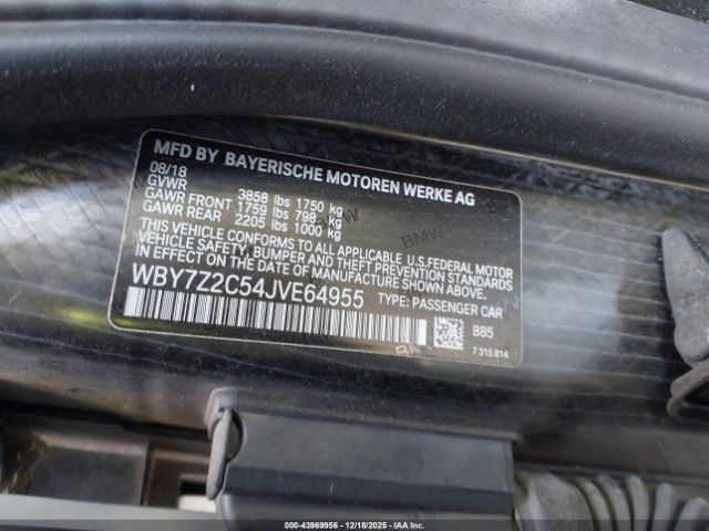 2018 BMW I3 WBY7Z2C54JVE64955 Photo 8