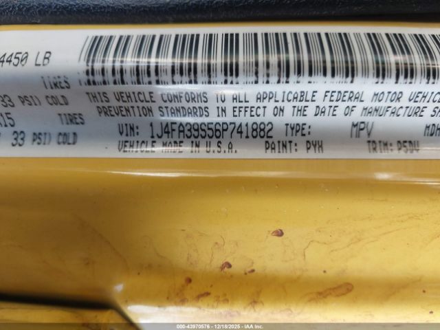 2006 JEEP WRANGLER 1J4FA39S56P741882 Photo 8