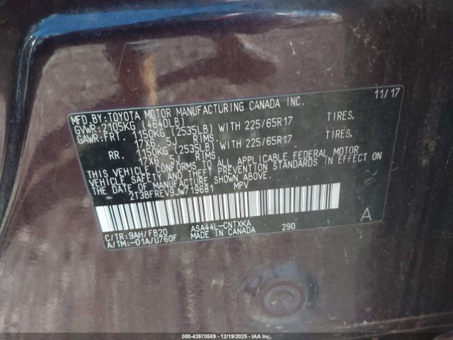 2018 TOYOTA RAV4 2T3BFREV9JW719681 Photo 8