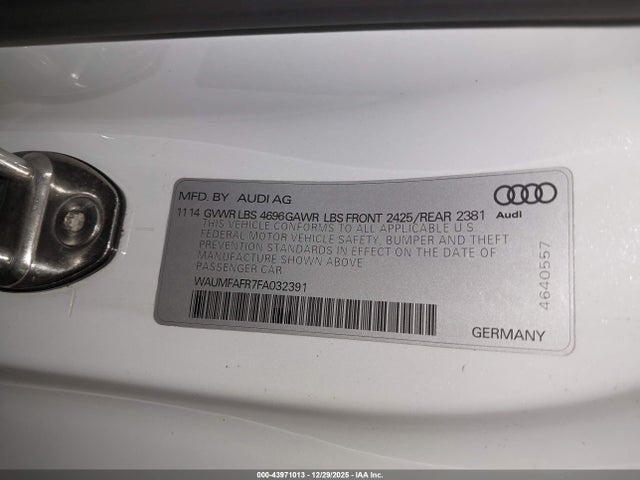 2015 AUDI A5 WAUMFAFR7FA032391 Photo 8