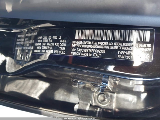 2015 JEEP RENEGADE ZACCJBBT6FPC09369 Photo 8