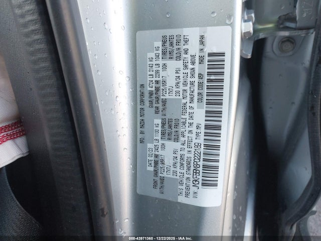 Aukcja sprzedaży 2023 Mazda Cx-5 2.5 S Select, vin: JM3KFBBM8P0222189, numer aukcji: 43971360