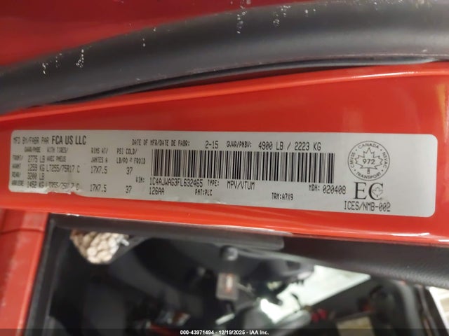 2015 JEEP WRANGLER 1C4AJWAG3FL632465 Photo 8