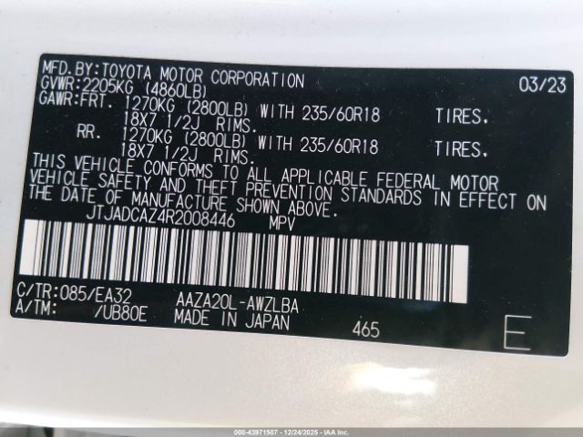 2024 LEXUS NX 250 JTJADCAZ4R2008446 Photo 8