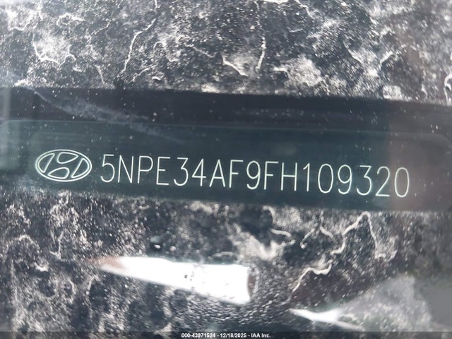 2015 Hyundai Sonata Sport მანქანა იყიდება აუქციონზე, vin: 5NPE34AF9FH109320, აუქციონის ნომერი: 43971524