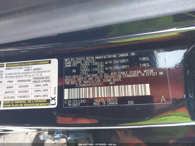 Lexus Rx 350 Premium Plus 2023 2T2BAMCA4PC025741 Image 9
