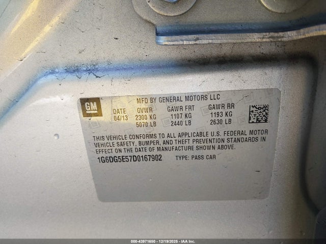 2013 CADILLAC CTS 1G6DG5E57D0167902 Photo 8