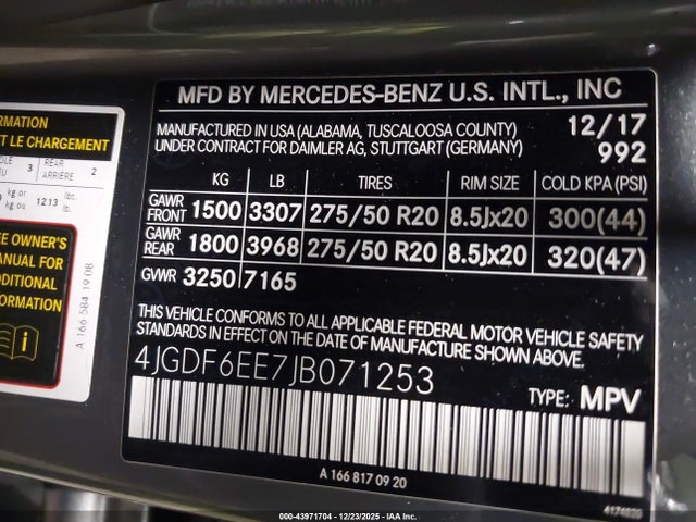 2018 MERCEDES-BENZ GLS 450 4JGDF6EE7JB071253 Photo 8