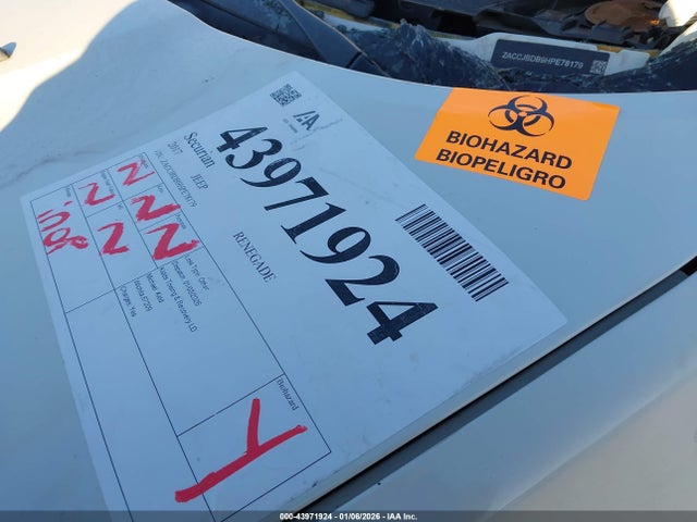 ZACCJBDB9HPE78179 Jeep Renegade Limited 4x4