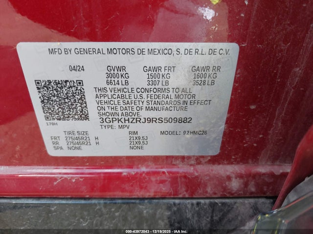 Honda Prologue Elite 2024 3GPKHZRJ9RS509882 Image 9
