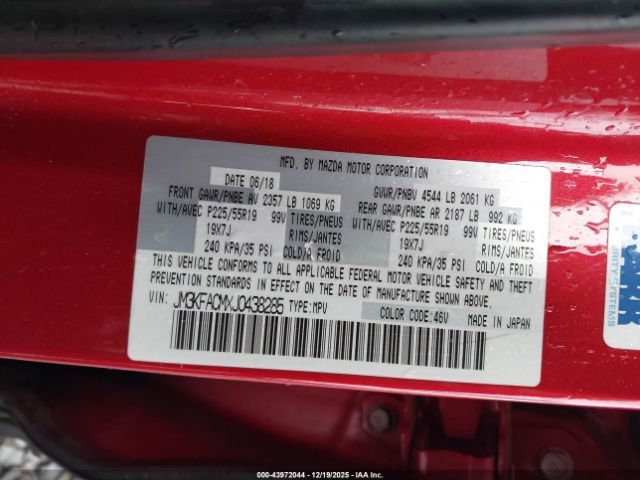 2018 MAZDA CX-5 JM3KFACMXJ0438285 Photo 8