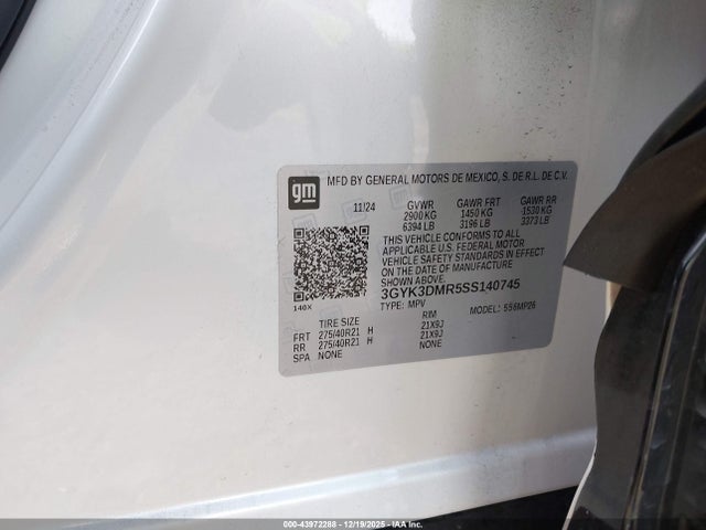 2025 CADILLAC OPTIQ 3GYK3DMR5SS140745 Photo 8