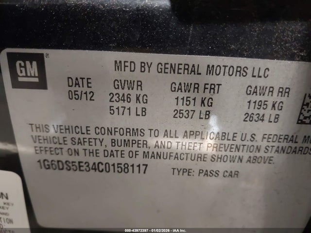 2012 CADILLAC CTS 1G6DS5E34C0158117 Photo 8