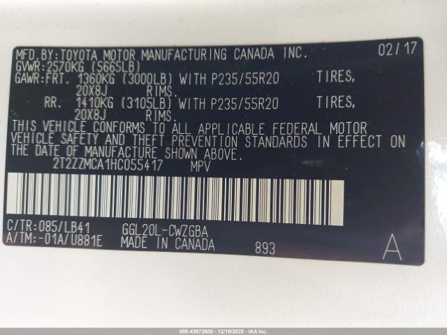 2017 LEXUS RX 350 2T2ZZMCA1HC055417 Photo 8