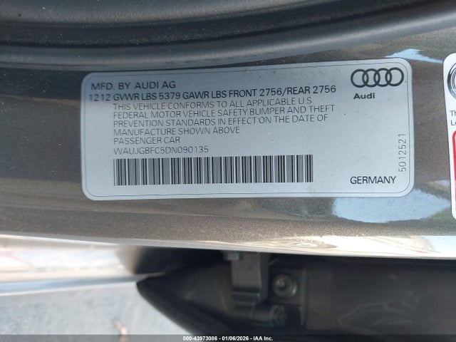 2013 AUDI A6 WAUJGBFC5DN090135 Photo 8