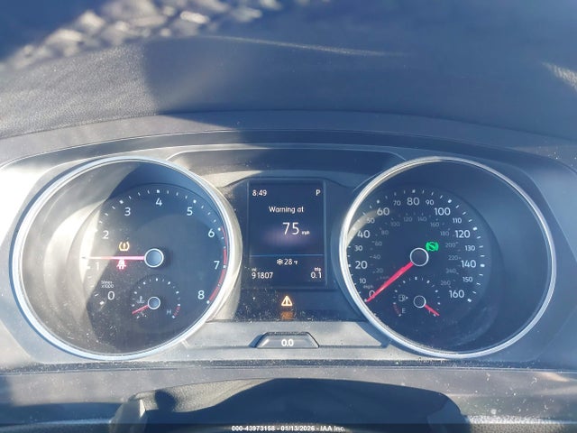 43973158 :رقم المزاد ، 3VV3B7AX1KM072693 vin ، 2019 Volkswagen Tiguan 2.0t Se/2.0t Sel/2.0t Sel R-line/2.0t Sel R-line Black مزاد بيع