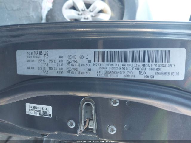 2017 RAM 1500 1C6RR6KM2HS741712 Photo 8