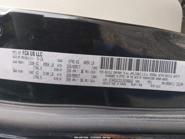 2018 DODGE GRAND CARAVAN 2C4RDGCG3JR298662 Photo 8