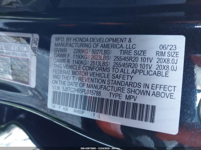 2023 ACURA RDX 5J8TC2H65PL015788 Photo 8