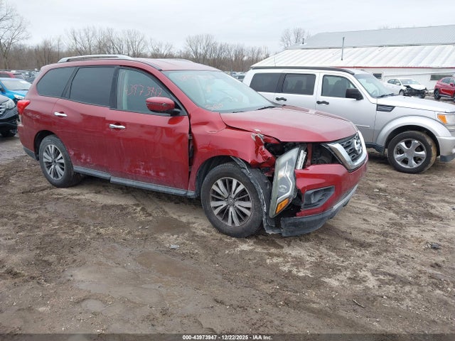 2017 Nissan Pathfinder S მანქანა იყიდება აუქციონზე, vin: 5N1DR2MN6HC687869, აუქციონის ნომერი: 43973947