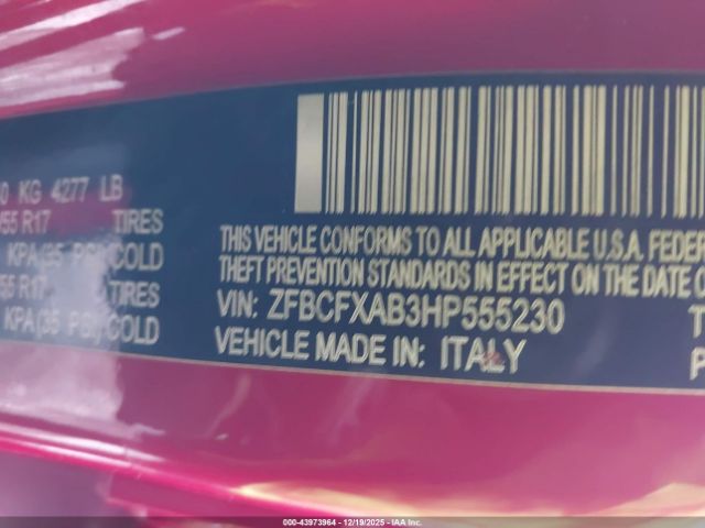 2017 FIAT 500X ZFBCFXAB3HP555230 Photo 8