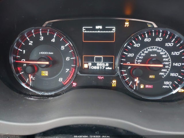 JF1VA1A65J9833341 Subaru WRX