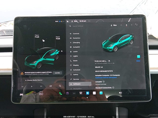 Продаж на аукціоні авто 2019 Tesla Model 3 Long Range/mid Range/standard Range/standard Range Plus, vin: 5YJ3E1EA8KF317373, номер лоту: 43974197