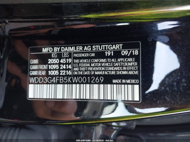 2019 MERCEDES-BENZ A 220 WDD3G4FB5KW001269 Photo 8