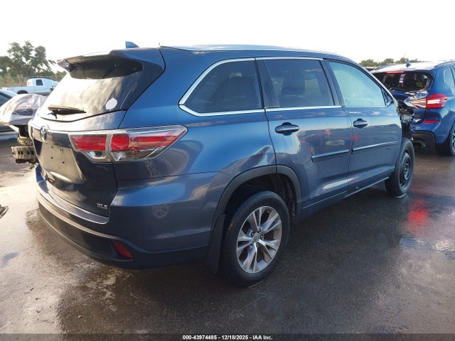 Toyota Highlander Xle V6 2014 5TDKKRFHXES026288 Image 4